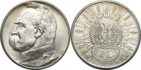 Poland II Republic
POLSKA / POLAND / POLEN / POLOGNE / POLSKO

II RP. 10 zlotych 1934 Piłsudski Strzelecki – PRETTY 

Pięknie zachowana moneta z ...