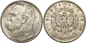 Poland II Republic
POLSKA / POLAND / POLEN / POLOGNE / POLSKO

II RP. 10 zlotych 1935 Piłsudski 

Moneta z 40 aukcji stacjonarnej WCN (poz. 675)....