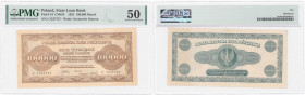 Polish banknotes 1794-1948
POLSKA / POLAND / POLEN / POLOGNE / POLSKO

100.000 marek (mark) polskich 1923 seria C, PMG 50 

Banknot w gradingu PM...