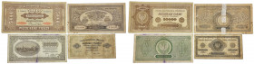 Polish banknotes 1794-1948
POLSKA / POLAND / POLEN / POLOGNE / POLSKO

50.000 do 1.000.000 marek (mark) polskich 1922-1923, set 4 banknotes 

- 5...
