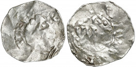 Medieval coins WORLD
GERMANY / ENGLAND / CZECH / GERMAN

Netherlands, Lower Lorraine. Gotfryd I? (1012-1023). Denarius 

Moneta słabo czytelna.Db...