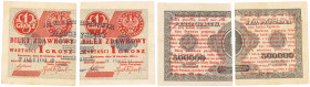 Polish banknotes 1794-1948
POLSKA / POLAND / POLEN / POLOGNE / POLSKO

1 grosz 1924 seria CP - LEWY i 1 grosz 1924 seria AX - PRAWY 

Obiegowe eg...