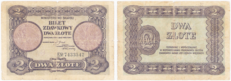 Polish banknotes 1794-1948
POLSKA / POLAND / POLEN / POLOGNE / POLSKO

2 zlot...