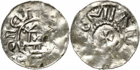 Medieval coins WORLD
GERMANY / ENGLAND / CZECH / GERMAN

Germany. The imitation of the denar of Mainz 

Denar naśladujący monetę Moguncji.Pofalow...