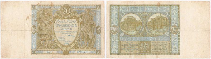 Polish banknotes 1794-1948
POLSKA / POLAND / POLEN / POLOGNE / POLSKO

20 zlo...