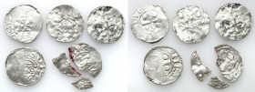 Medieval coins WORLD
GERMANY / ENGLAND / CZECH / GERMAN

Germany, Franconia - Mainz. Denarius, set of 5 coins 

Aw.: Kapliczka z krzyżem wewnątrz...