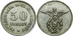 Coins of military cooperatives
POLSKA / POLAND / POLEN / POLSKO

Brześć nad Bugiem - 50 groszy Spółdzielni Spożywców 9 Pułku Saperów – RARE 

Rza...