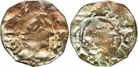 Medieval coins WORLD
GERMANY / ENGLAND / CZECH / GERMAN

Germany, Lower Lorraine? Denarius 10th / 11th century 

Patyna. Moneta słabo czytelna.Db...