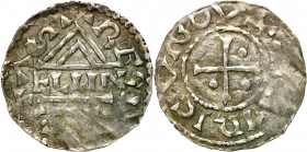 Medieval coins WORLD
GERMANY / ENGLAND / CZECH / GERMAN

Germany, Regensburg. Heinrich III (983-985). Denarius, Ellin 

Kolorowa patyna, czytelny...
