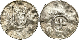 Medieval coins WORLD
GERMANY / ENGLAND / CZECH / GERMAN

Germany, Saxony. Bernard I (973-1011) or Bernard II (1011-1059). Denarius 

Moneta niedo...