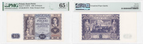 Polish banknotes 1794-1948
POLSKA / POLAND / POLEN / POLOGNE / POLSKO

20 zlotych 1936 seria BL, PMG 65 EPQ 

Wyśmienicie zachowany banknot w gra...