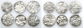 Medieval coins WORLD
GERMANY / ENGLAND / CZECH / GERMAN

Germany, Saxony and Slavonia? Denarius 10th / 11th century, set of 6 coins 

Zestaw zawi...