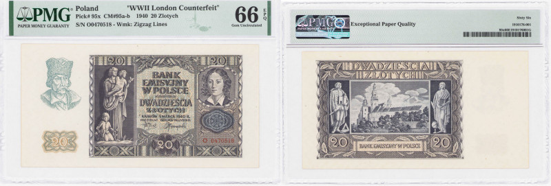 Polish banknotes 1794-1948
POLSKA / POLAND / POLEN / POLOGNE / POLSKO

20 zlo...