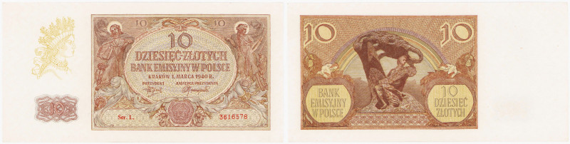 Polish banknotes 1794-1948
POLSKA / POLAND / POLEN / POLOGNE / POLSKO

10 zlo...