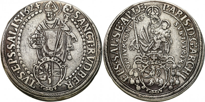 Austria
Austria. Paris von Lodron (1619-1653). Thaler, 1624, Salzburg 

Ślady...