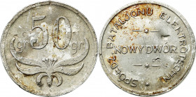 Coins of military cooperatives
POLSKA / POLAND / POLEN / POLSKO

Nowy Dwór - 50 groszy Spółdzielni Batalionu Elektrotechnicznego – RARITY R8 

II...