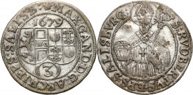 Austria
Austria. 3 cutters 1679, Salzburg 

Resztki połysku w tle. Ładnie zachowane.Probszt 1685

Details: 1,40 g Ag 
Condition: 3 (VF)