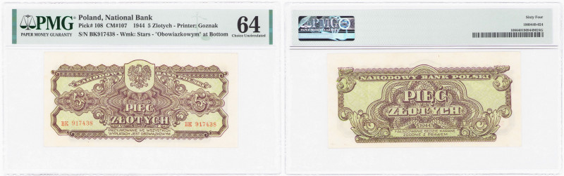 Polish banknotes 1794-1948
POLSKA / POLAND / POLEN / POLOGNE / POLSKO

5 zlot...