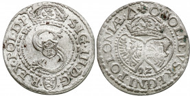 Sigismund III Vasa 
POLSKA/ POLAND/ POLEN / POLOGNE / POLSKO

Zygmunt III Waza. Szeląg 1592, Malbork 

Na awersie trójkąt, znak mincerza Gracjana...