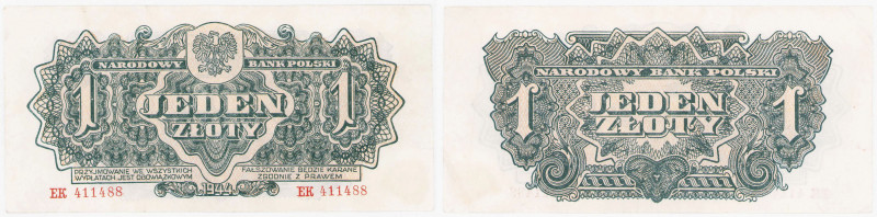 Polish banknotes 1794-1948
POLSKA / POLAND / POLEN / POLOGNE / POLSKO

1 zlot...