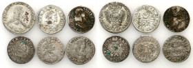 Austria
Austria, Germany, 3, 6 countries 1625-1720, set of 6 coins 

Zróżnicowany zestaw monet.

Details: Ag 
Condition: 3/3- (VF/VF-)