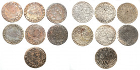 Sigismund III Vasa 
POLSKA/ POLAND/ POLEN / POLOGNE / POLSKO

Zygmunt III Waza szóstak (6 groszy) 1623-1626, Krakow / Cracow, set 7 coins 

Ciemn...