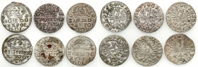 Sigismund III Vasa 
POLSKA/ POLAND/ POLEN / POLOGNE / POLSKO

Zygmunt III Waza. Grosz / Groschen 1623, 1624, 1625, Krakow / Cracow, set 6 coins 
...