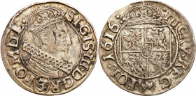 Sigismund III Vasa 
POLSKA/ POLAND/ POLEN / POLOGNE / POLSKO

Zygmunt III Waza. 3 krucierze 1616, Krakow / Cracow 

PatynaKopicki 888 (R1)

Det...