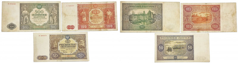 Polish banknotes 1794-1948
POLSKA / POLAND / POLEN / POLOGNE / POLSKO

50, 10...