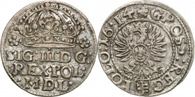 Sigismund III Vasa 
POLSKA/ POLAND/ POLEN / POLOGNE / POLSKO

Zygmunt III Waza. Grosz / Groschen 1614 Krakow / Cracow 

Piękna, stara patyna.Kopi...