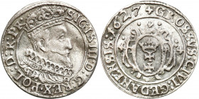 Sigismund III Vasa 
POLSKA/ POLAND/ POLEN / POLOGNE / POLSKO

Zygmunt III Waza. Grosz / Groschen 1627, Gdansk / Danzig 

Lekko pofalowana powierz...