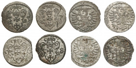 Sigismund III Vasa 
POLSKA/ POLAND/ POLEN / POLOGNE / POLSKO

Zygmunt III Waza Denar 1595, 1596, 1597, 1598, Gdansk / Danzig, set 4 coins 

Zesta...