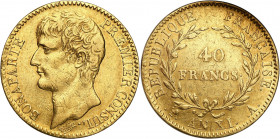 France
France. Napoleon Bonaparte. 40 ANXI Franc (1803) - RARE 

Przyzwoicie zachowana jak na ten typ monety.Friedberg 479; Gadoury 1080

Details...