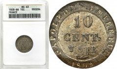 France
France. 10 centimes, Napoleon Bonaparte (1804 1815), 1808 BB, Strasbourg - ANACS MS63 

Ładna moneta.ANACS MS63

Details: 
Condition: ANA...