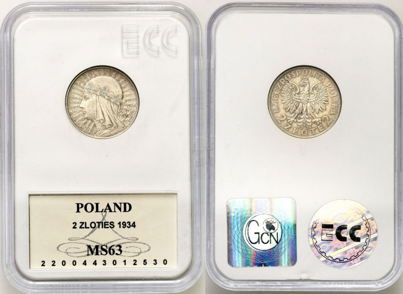 Poland II Republic
POLSKA / POLAND / POLEN / POLOGNE / POLSKO

II RP. 2 zlote...