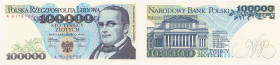 Banknotes of the Polish People Republic
POLSKA / POLAND / POLEN / POLOGNE / POLSKO

100.000 zlotych 1990 seria A 

Poszukiwana seria A. Pięknie z...
