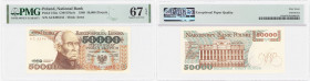 Banknotes of the Polish People Republic
POLSKA / POLAND / POLEN / POLOGNE / POLSKO

50.000 zlotych 1989 seria AC, PMG 67 EPQ 

Rzadsza pozycja w ...