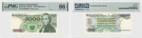 Banknotes of the Polish People Republic
POLSKA / POLAND / POLEN / POLOGNE / POLSKO

5.000 zlotych 1988 seria DZ, PMG 66 EPQ 

Egzemplarz w gradin...