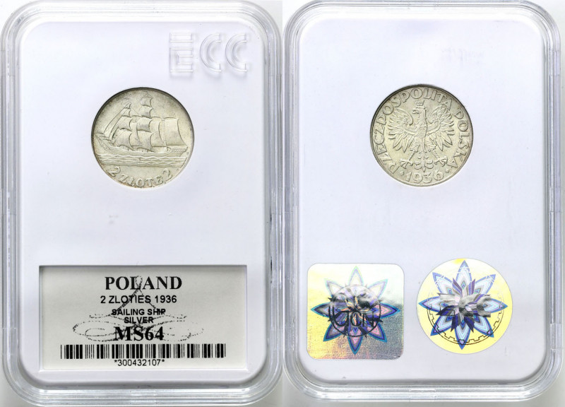 Poland II Republic
POLSKA / POLAND / POLEN / POLOGNE / POLSKO

II RP. 2 zlote...