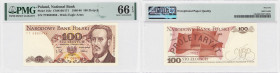 Banknotes of the Polish People Republic
POLSKA / POLAND / POLEN / POLOGNE / POLSKO

100 zlotych 1988 seria TT, PMG 66 EPQ 

Wyśmienicie zachowany...