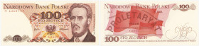 Banknotes of the Polish People Republic
POLSKA / POLAND / POLEN / POLOGNE / POLSKO

100 zlotych 1975 seria M 

Rzadszy, wczesny rocznik.Miejscowe...
