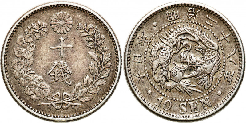 Japan
Japan. 10 Dream 1895 

Patyna.KM 24

Details: 2,68 g Ag 
Condition: ...