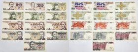 Banknotes of the Polish People Republic
POLSKA / POLAND / POLEN / POLOGNE / POLSKO

20 do 10.000 zlotych 1979-1988, set 13 banknotes 

Ciekawsze ...