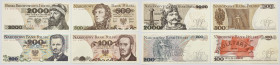 Banknotes of the Polish People Republic
POLSKA / POLAND / POLEN / POLOGNE / POLSKO

100-2.000 zlotych 1976-1979, set 4 banknotes - RARE 

200 zło...