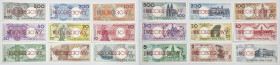 Banknotes of the Polish People Republic
POLSKA / POLAND / POLEN / POLOGNE / POLSKO

Miasta Polskie 1990 komplet banknotes 1-500 zlotych – NIEOBIEGO...