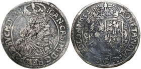 John II Casimir 
POLSKA/ POLAND/ POLEN / POLOGNE / POLSKO

Jan Kazimierz. Ort (18 groszy) 1659, Poznan / Posen 

Wariant z herbem Wieniawa na rew...