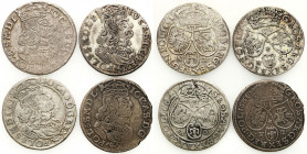 John II Casimir 
POLSKA/ POLAND/ POLEN / POLOGNE / POLSKO

Jan II Kazimierz. Szóstak, 1661, 1662 NG, Poznan / Posen, set 4 coins 

Każda moneta z...