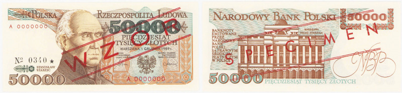 Banknotes of the Polish People's Republic - Specimens
POLSKA / POLAND / POLEN /...