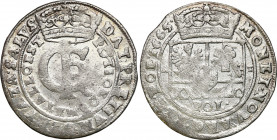 John II Casimir 
POLSKA/ POLAND/ POLEN / POLOGNE / POLSKO

Jan II Kazimierz. Tymf (złotówka) 1665 AT, Bydgoszcz 

Dużo połysku menniczego. Lekkie...