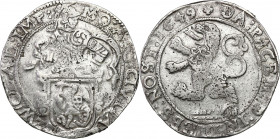 Netherlands
Netherlands, Zwolle. Left hand thaler 1649, Zwolle 

Dość czytelny jak na ten typ monety.Davenport 4885; Delmonte 866b

Details: 27,1...